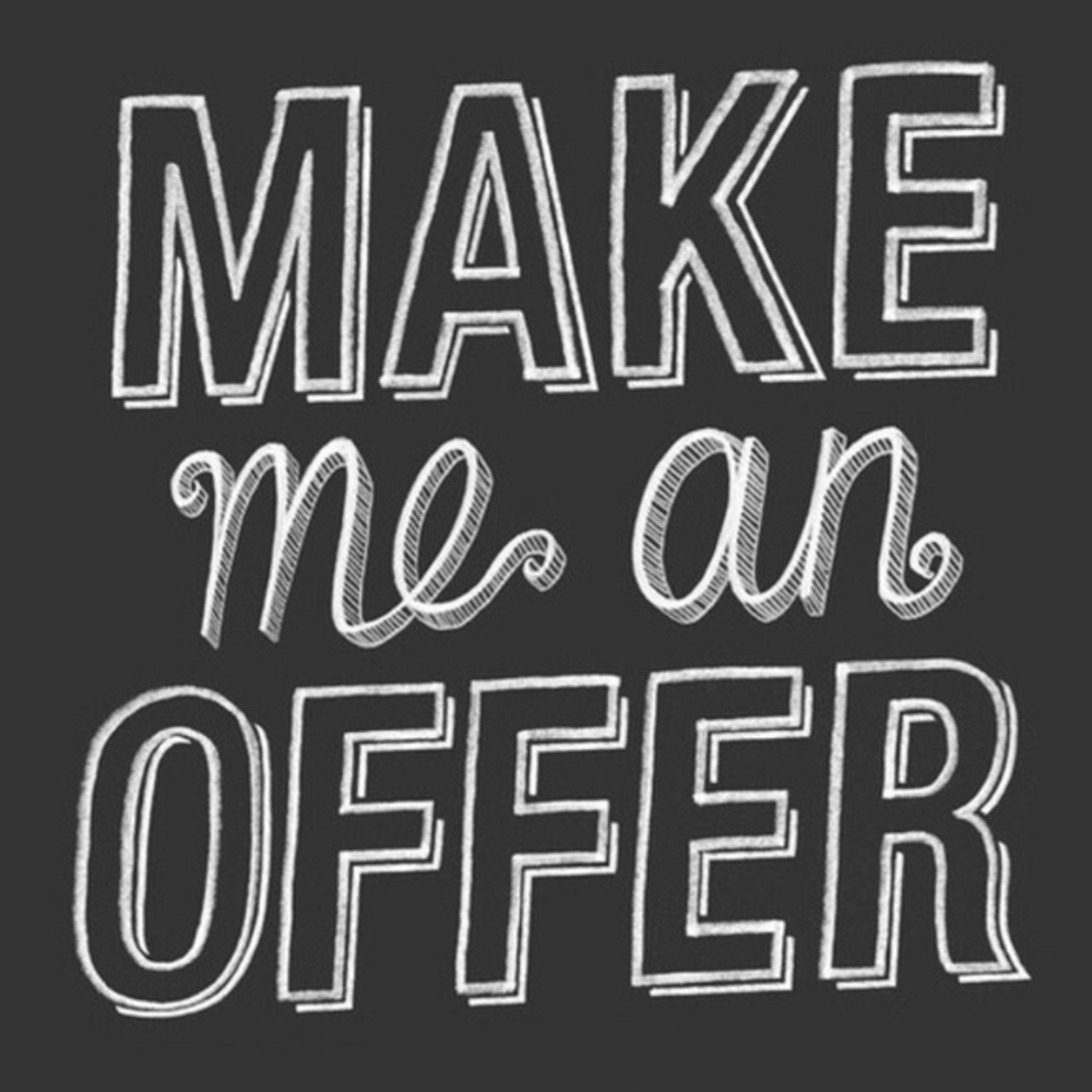 All reasonable offers are well come! 😎